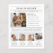 Weihnachts Zeitungsbericht 7 Fotos Urlaubsbudget (Rückseite)