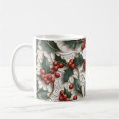 Weihnachts-Ziermuster Name Tasse (Links)