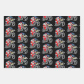 Weihnachts-Zigarrenfahrten Geschenkpapier Set (Vorderseite)