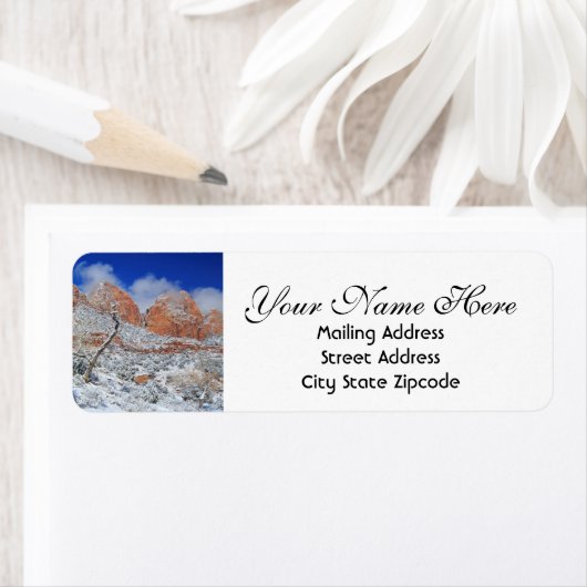 Weihnachts-Zion-Rücksendeadresse (Insitu)