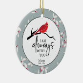 Weihnachts-Zitat-Foto Gedenkfeier Keramik Ornament (Rechts)