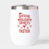 Weihnachts-Zitat lustige Party Spirituosen rot sch (Vorderseite)