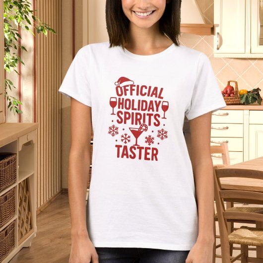 Weihnachts-Zitat lustige Party Spirituosen schmeck T-Shirt