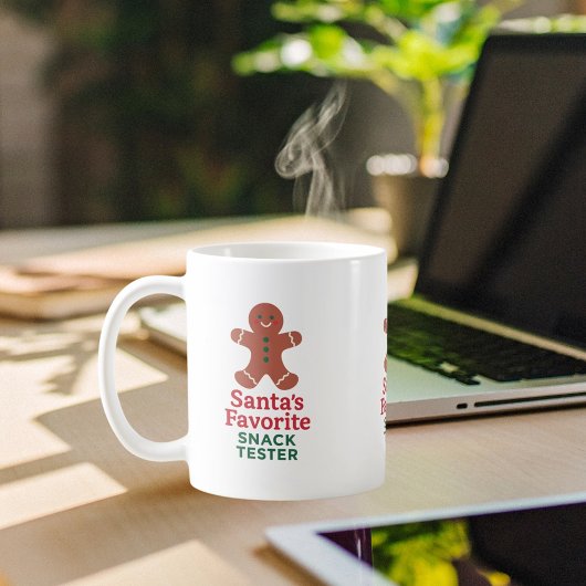 Weihnachts-Zitat lustige Snack-Tester Lebkuchen Ma Kaffeetasse