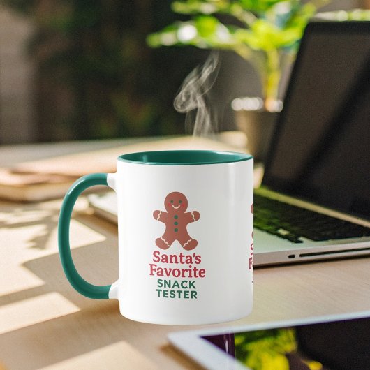 Weihnachts-Zitat lustige Snack-Tester Lebkuchen Tasse