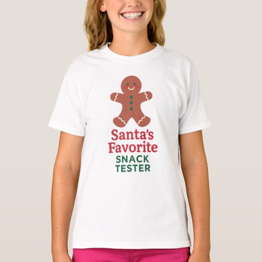 Weihnachts-Zitat-Snack-Tester T-Shirt (Vorderseite)