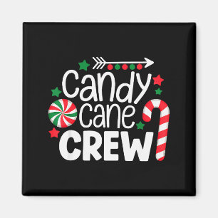 Weihnachts-Zuckerrohr-Crew-Shirt Frauen Mädchen Ju Magnet