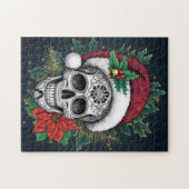 Weihnachts-Zuckerschädel Puzzle (Horizontal)