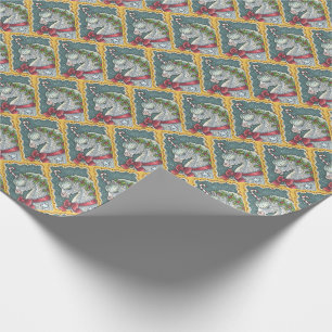 WEIHNACHTS-ZUCKERSTANGEN-EINHORN, PFERD GESCHENKPA GESCHENKPAPIER