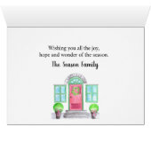 Weihnachts-Zuhause (Innenansicht Horizontal (Unten))