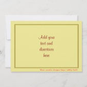 Weihnachts-Zuhause-Einladungen Einladung (Rückseite)