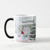 Weihnachts-Zuhause-Kaffee-Tasse Verwandlungstasse (Links)