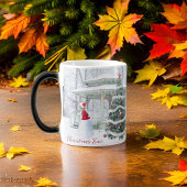 Weihnachts-Zuhause-Kaffee-Tasse Verwandlungstasse