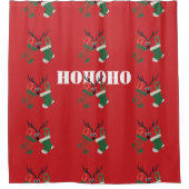 Weihnachts-Zuhause - Sondertag Duschvorhang (Vorderseite)