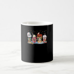 Weihnachts-Zukunft-Krankenschwester-Kaffee-Latte-H Kaffeetasse