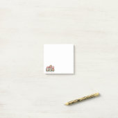 Weihnachts-Zwergen-Truppe Post-it Klebezettel (Auf Schreibtisch)