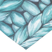 Weihnachts-Zwiebelblau Kurzer Tischläufer (Ecke)