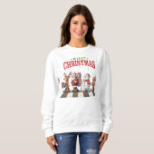 Weihnachtsabbey Road Sweatshirt (Vorne ganz)