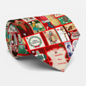 Weihnachtsabbildungen Vintag Urlaub Spaß Krawatte (Gerollt)