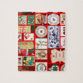 Weihnachtsabbildungen Vintag Urlaub Spaß Puzzle (Vertikal)