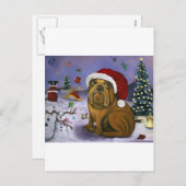 Weihnachtsabbruch Feiertagspostkarte (Vorne/Hinten)