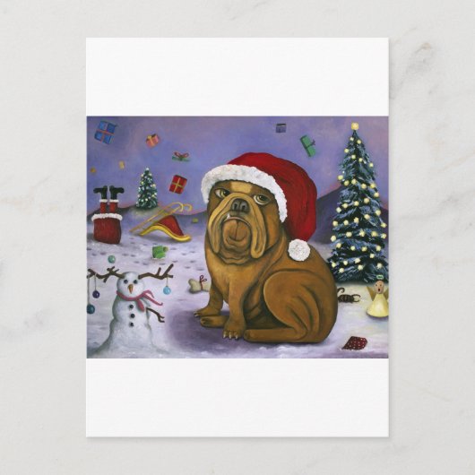 Weihnachtsabbruch Feiertagspostkarte (Vorderseite)