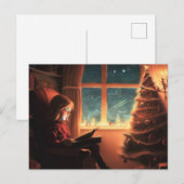 Weihnachtsabend 3 feiertagspostkarte (Vorne/Hinten)