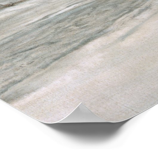 Weihnachtsabend Archivierungsqualität Poster (Ecke)