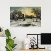 Weihnachtsabend Archivierungsqualität Poster (Heimbüro)