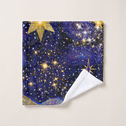 Weihnachtsabend Badhandtuch Set (Waschlappen)