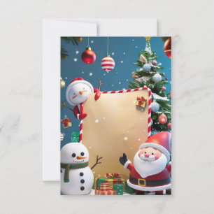 Weihnachtsabend Blank Einladungskarte Einladung