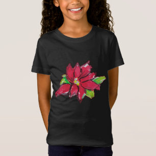 Weihnachtsabend-Blume T-Shirt