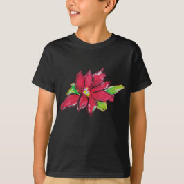 Weihnachtsabend-Blume T-Shirt