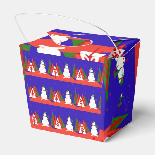 Weihnachtsabend Box - Gefallen Box Geschenke - Wei Geschenkschachtel (Rückseite)