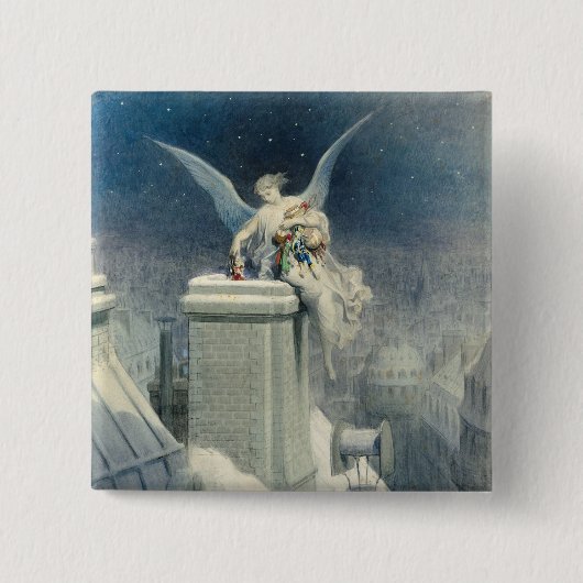 Weihnachtsabend Button (Vorderseite)