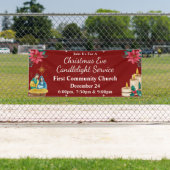 Weihnachtsabend Candlelight Service Church Event Banner (Insitu)