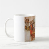 Weihnachtsabend Carl Larsson 1904 Kaffeetasse (Links)