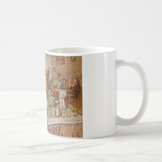 Weihnachtsabend Carl Larsson 1904 Kaffeetasse (Rechts)