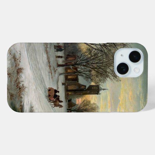 Weihnachtsabend Case-Mate iPhone Hülle (Rückseite (Horizontal))