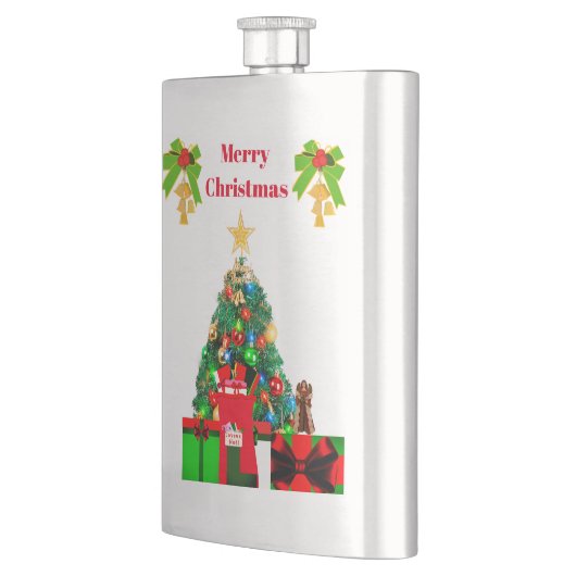 Weihnachtsabend Clasdic Flask Flachmann (Links)