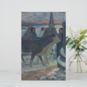 Weihnachtsabend (Der Segen des Oxen) Briefpapier (Stehend Vorderseite)