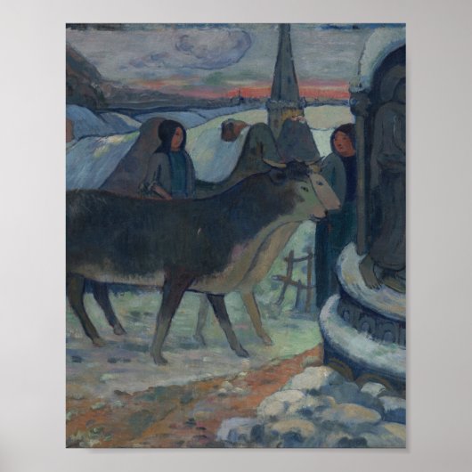 Weihnachtsabend (Der Segen des Oxen) Poster (Vorne)