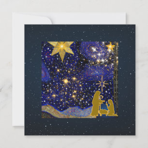 Weihnachtsabend Feiertagskarte