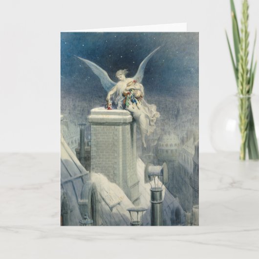 Weihnachtsabend Feiertagskarte (Vorderseite)