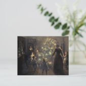 Weihnachtsabend Feiertagspostkarte (Stehend Vorderseite)