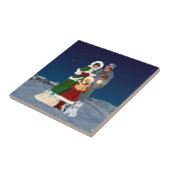 Weihnachtsabend Fliese (Seite)