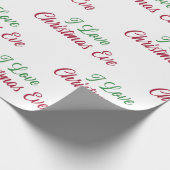 Weihnachtsabend Geschenkpapier (Ecke)