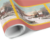 Weihnachtsabend Geschenkpapier (Rolleneckpunkt)