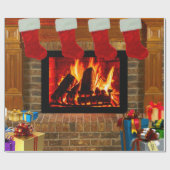 Weihnachtsabend Geschenkpapier (Flach)