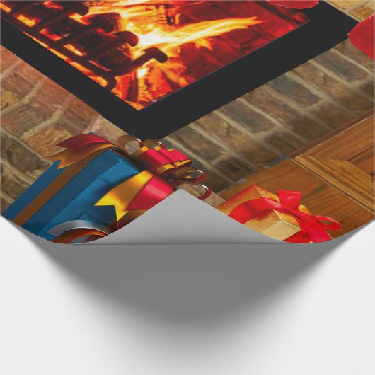 Weihnachtsabend Geschenkpapier (Ecke)